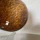 Vase en verre ambré