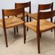 Set of 4 Scandinavian chairs, "Pia" model, by Poul Cadovius, 1960