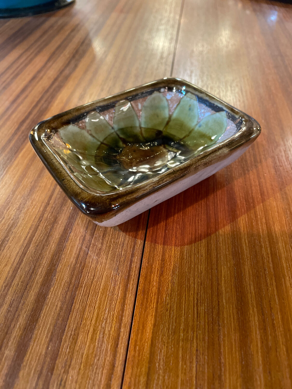Rolland Moreau glazed ceramic ashtray
