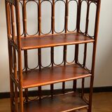 Rattan shelf