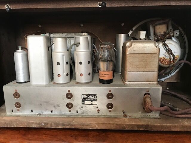 Former TSF lamp radio station LEMOUZY Paris 1940/50