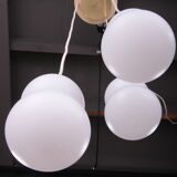 Vintage ceiling lamp with three opal glass spheres, 1960 Germany