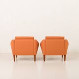 Dux Mid century lounge chairs attr. to  Folke Ohlsson, Sweden 1960s