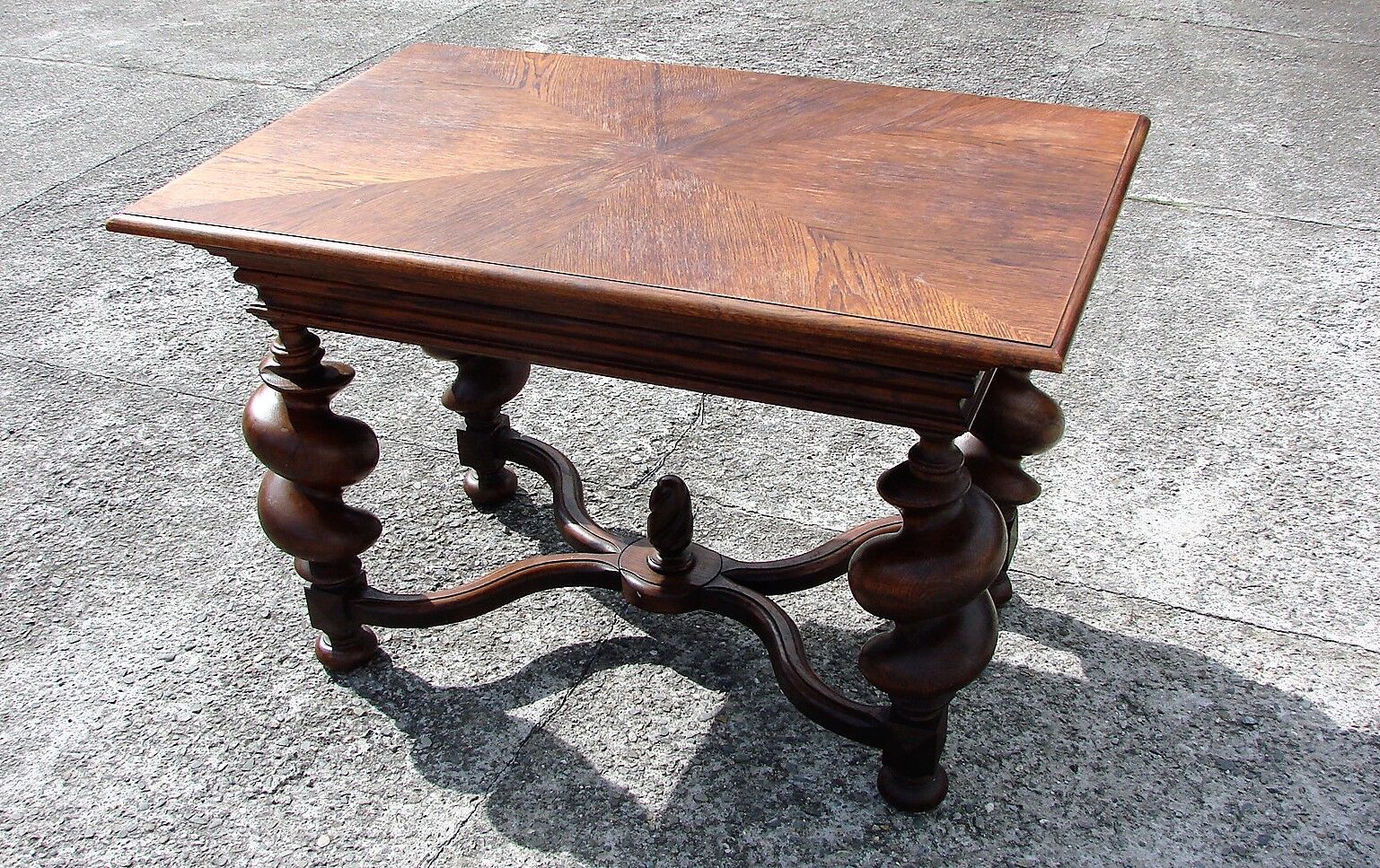 Oak table, 1950s