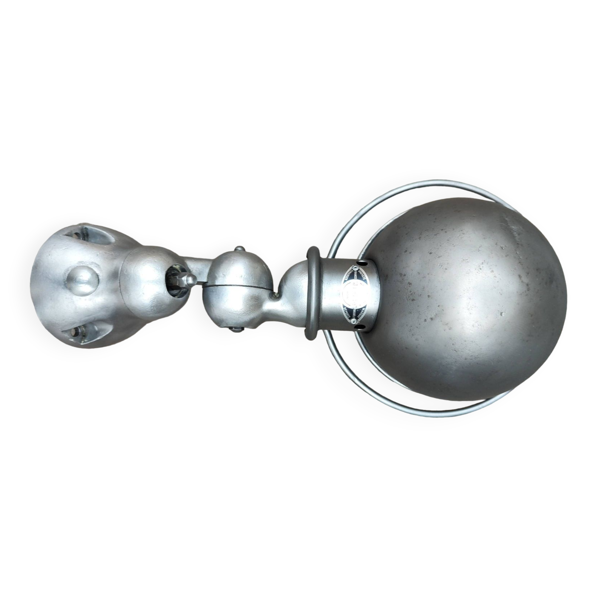 Jielde workshop lamp with graphite patina