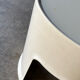 Vintage Gilac white stool / side table – French design year