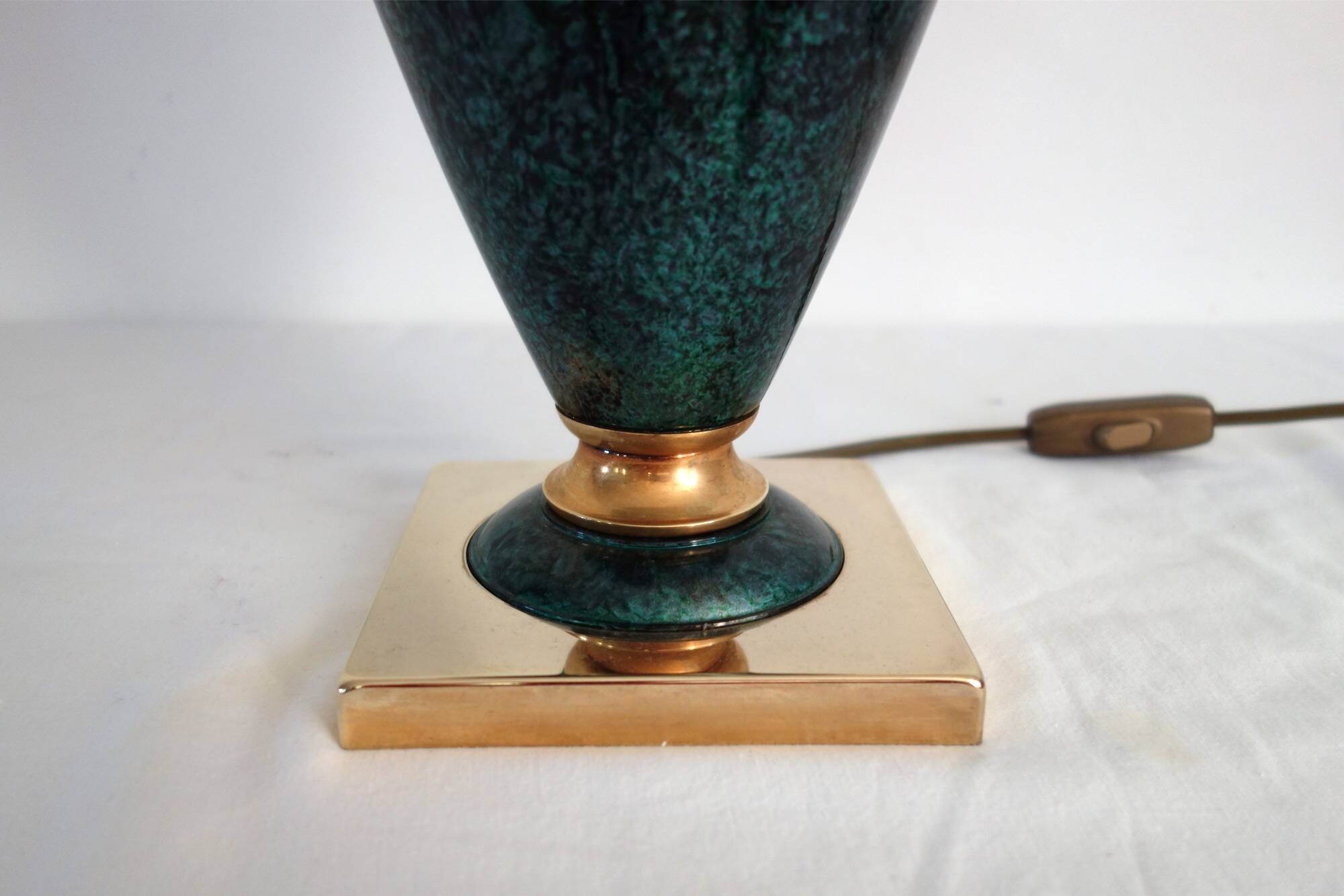 Robert de Schuytener ceramic living room lamp 1980