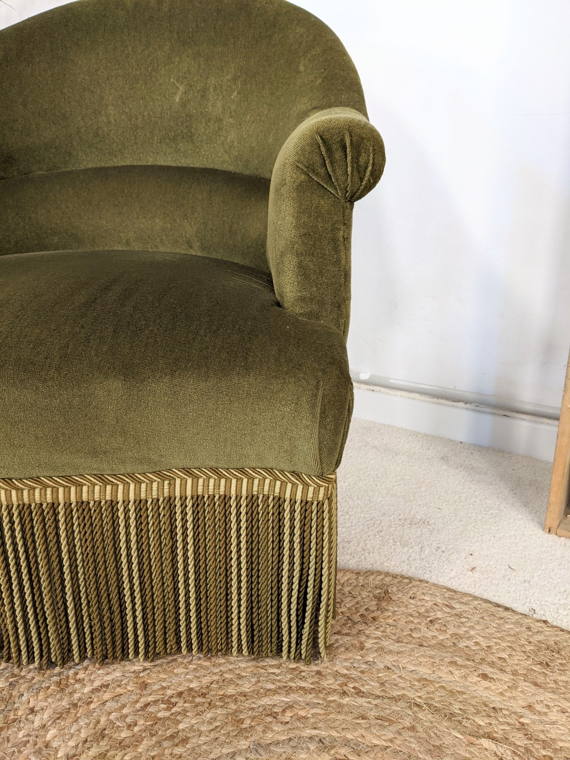 Vintage toad armchair