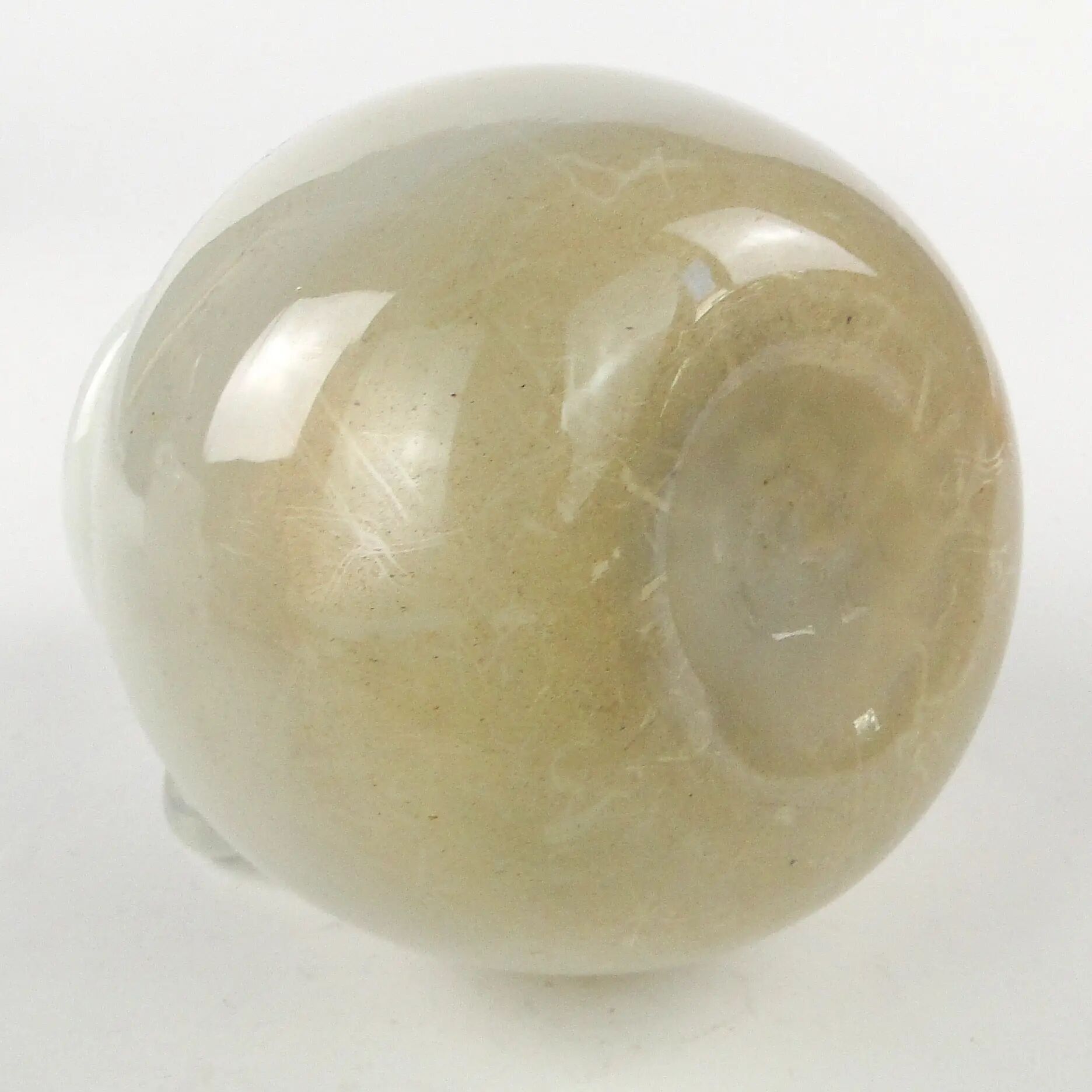 Modernist vase, glass, design by J. Słuczan-Orkusz, Poland, 1970s