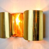 “Foglios” wall lamp in brass, Italy, 1970