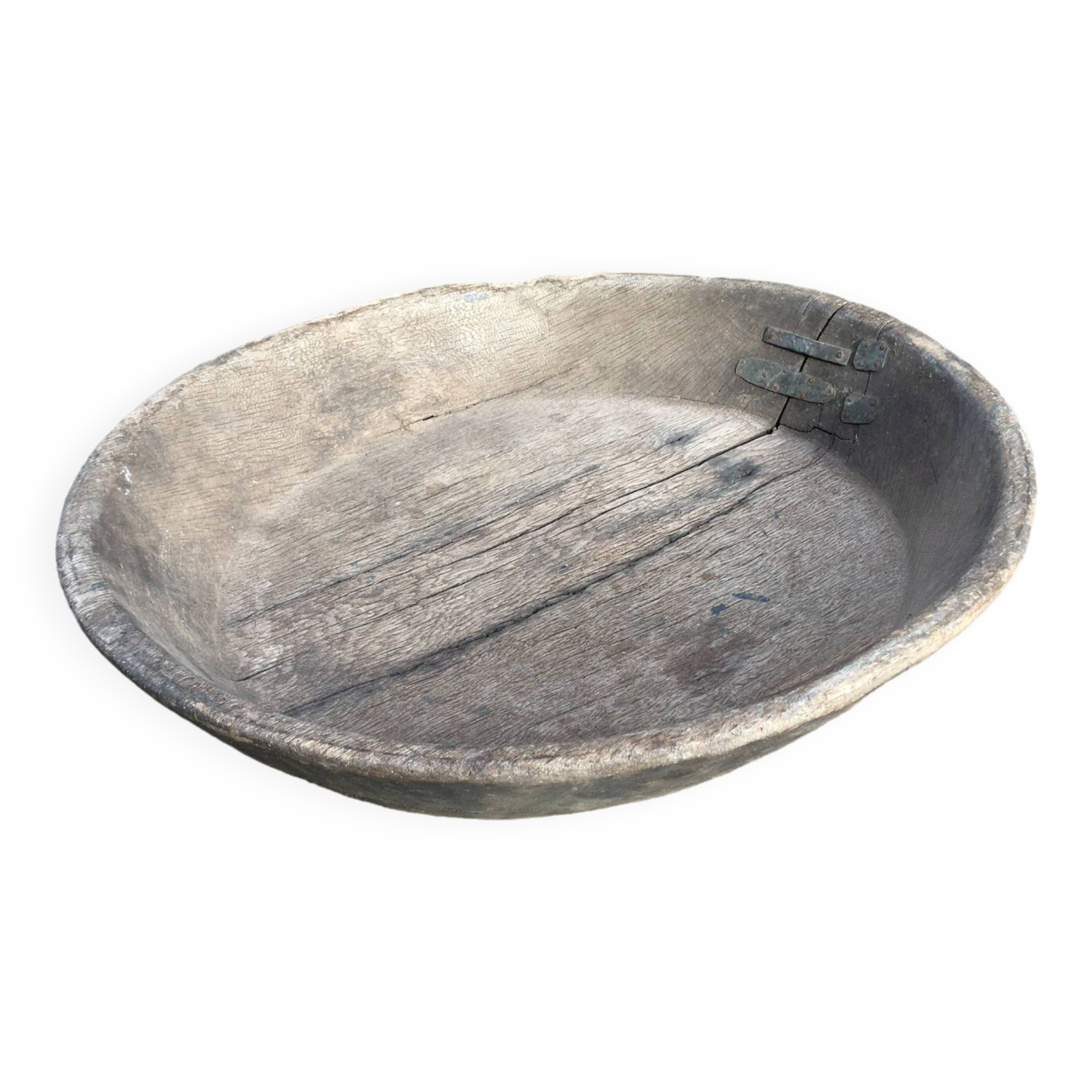 OLD BERBER WOODEN COUSCOUS DISH 1