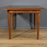 Table à rallonges Scandinave en Teck – 1960