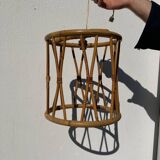 Bamboo and rattan pendant lamp 1960