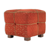 1940s Art Deco Cube Stool,Czechoslovakia