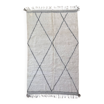 Beni Ourain Berber rug white - 323 x 214 cm