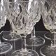 6 large wine glasses in semi-crystal from VMC in good condition.