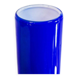 Vintage blue Murano glass vase by Vistosi, Italy, 1950s