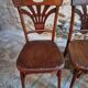 Ensemble de 4 chaises bistrot françaises anciennes Thonet – vers 1920