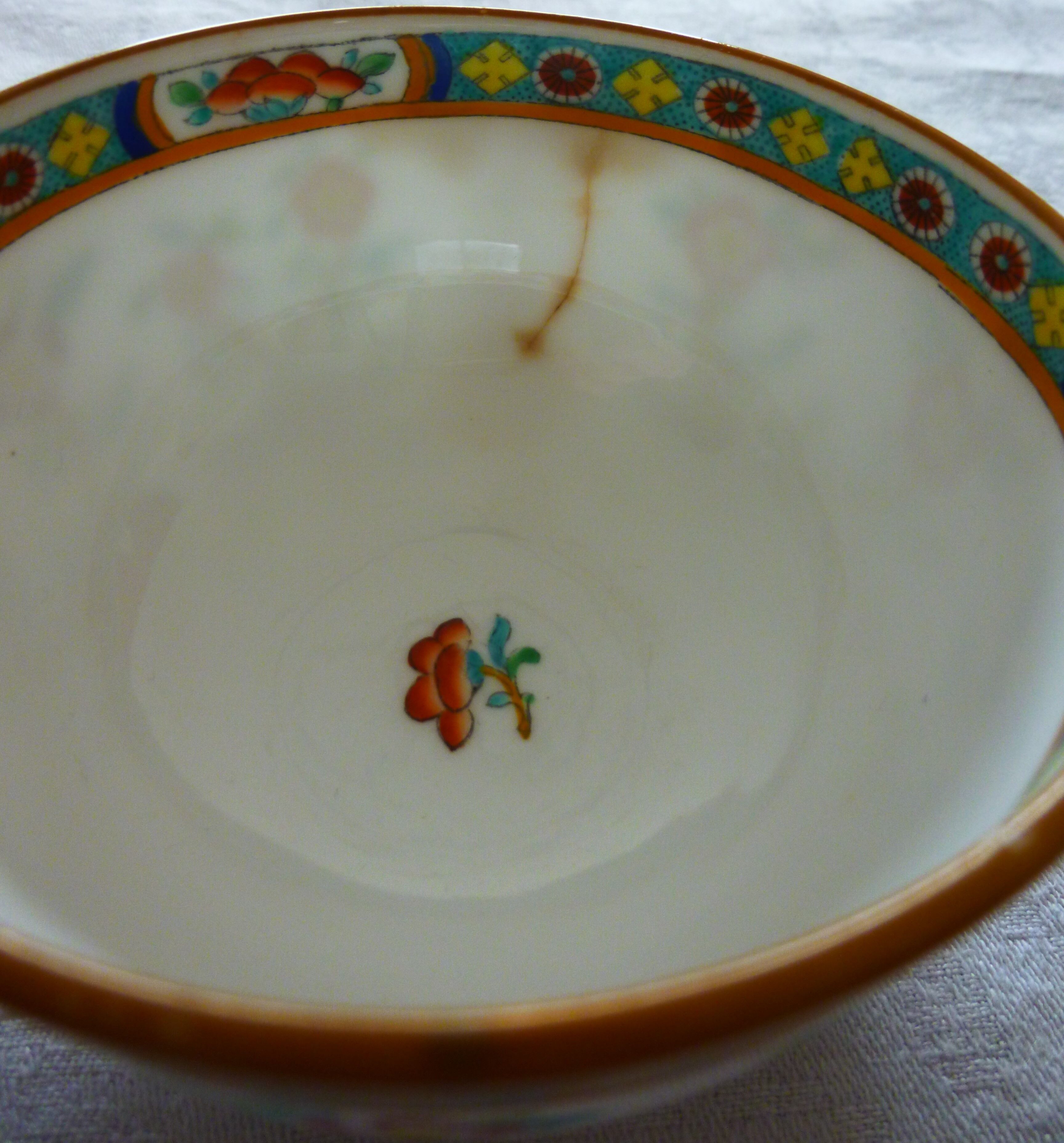 Tasse à thé porcelaine de Minton
