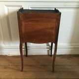 Chic rustic bedside table