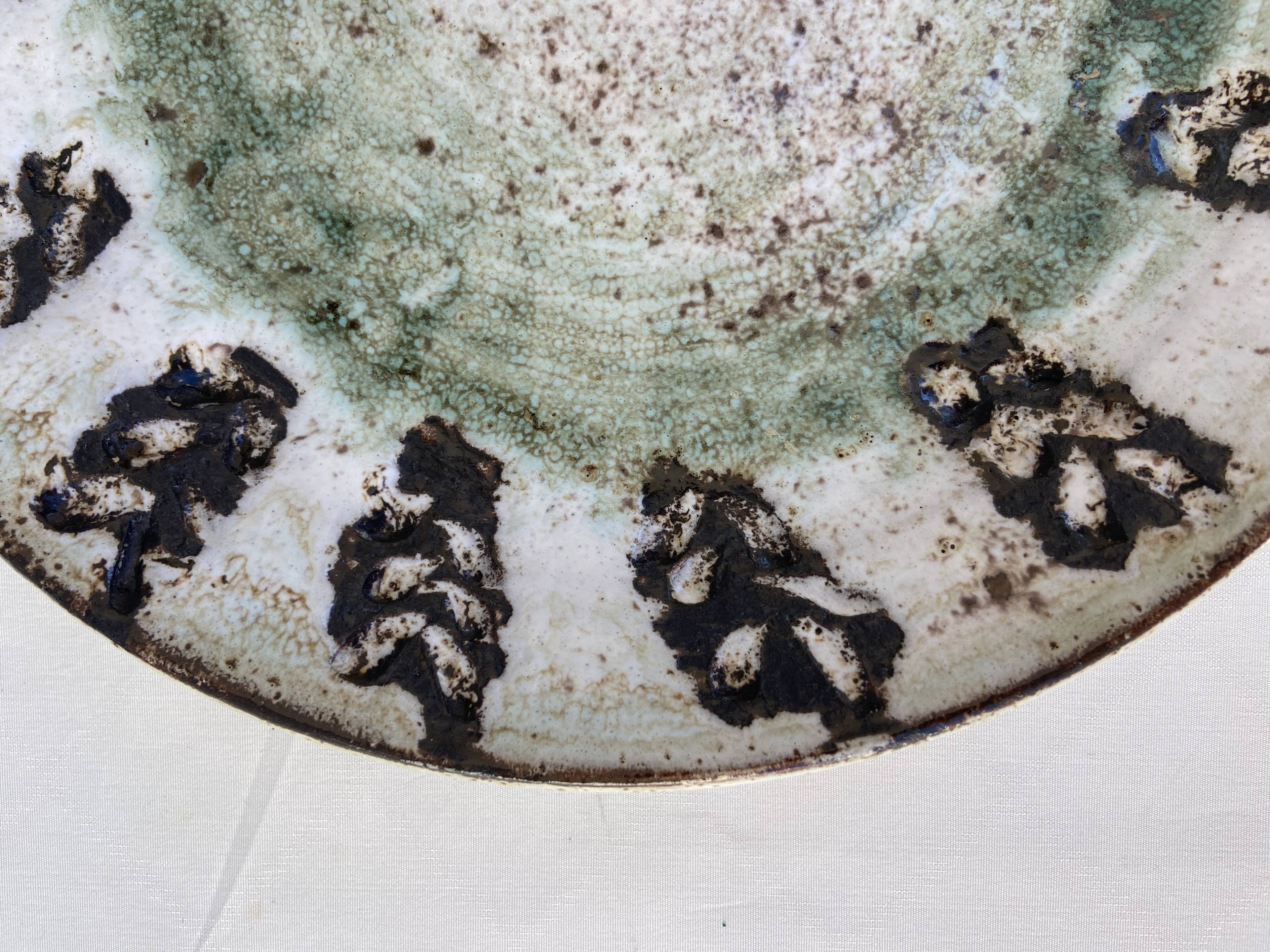 Ceramic dish by Albert Thiry