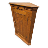 Antique corner cabinet in fir
