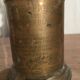 Late XIX brass Pigeon Lamp