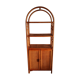 Rattan and vintage bamboo shelf