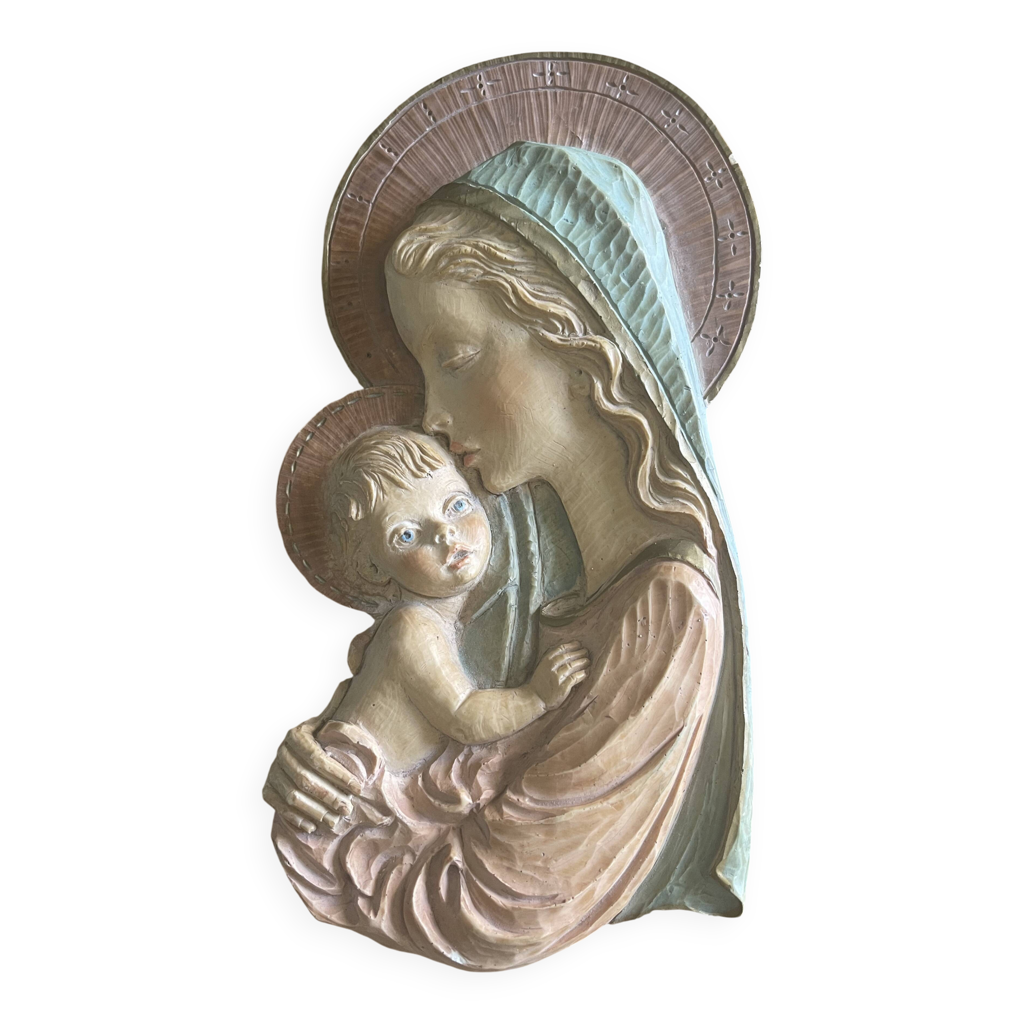Wall plaque: Mother and Child