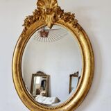 Antique oval mirror