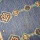 Tapis Dhurri kilim indien antique fait main 5,7' x 8,8' (174 cm x 268 cm) années 1930 - 1B533