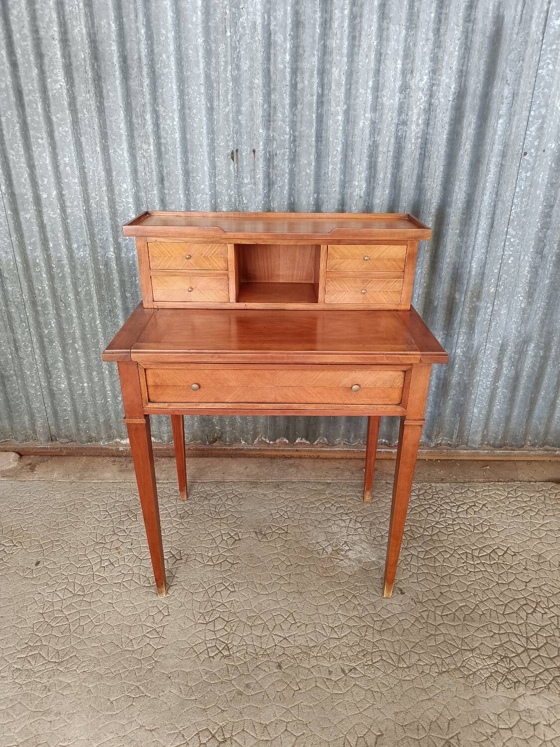 Secretary - writing desk - small solid wood desk