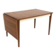 Teak drop-leaf dining table, Sweden, 1960s
