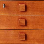 Bureau danois en teck vintage – Domino Møbler (années 60)