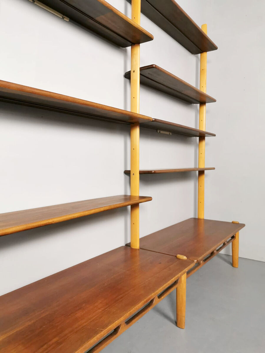 Set of 2 vintage design wall units by William Watting for A. Mikael Laursen