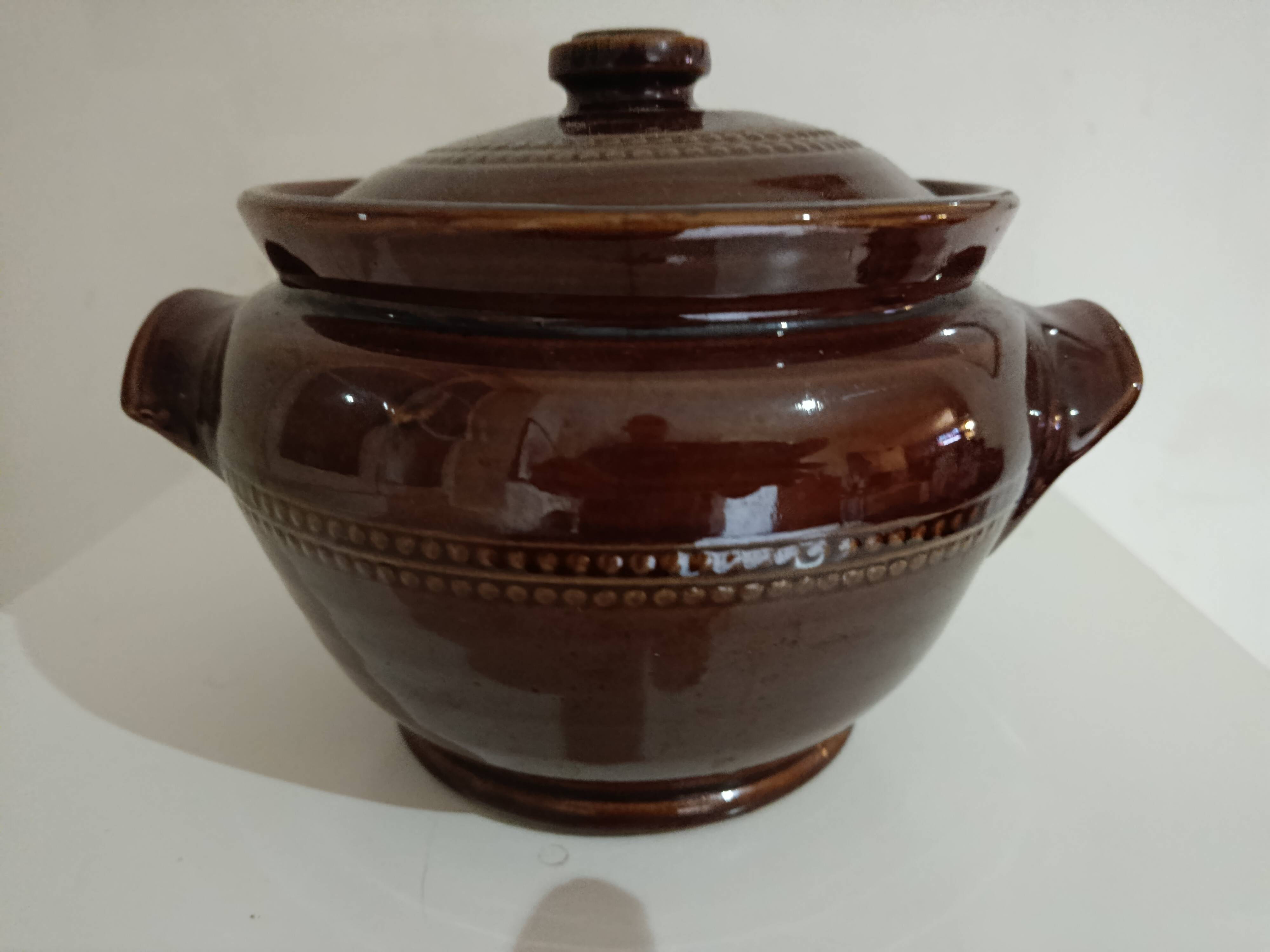 enameled stoneware soup tureen