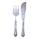 Fish service silver minerva XIXth