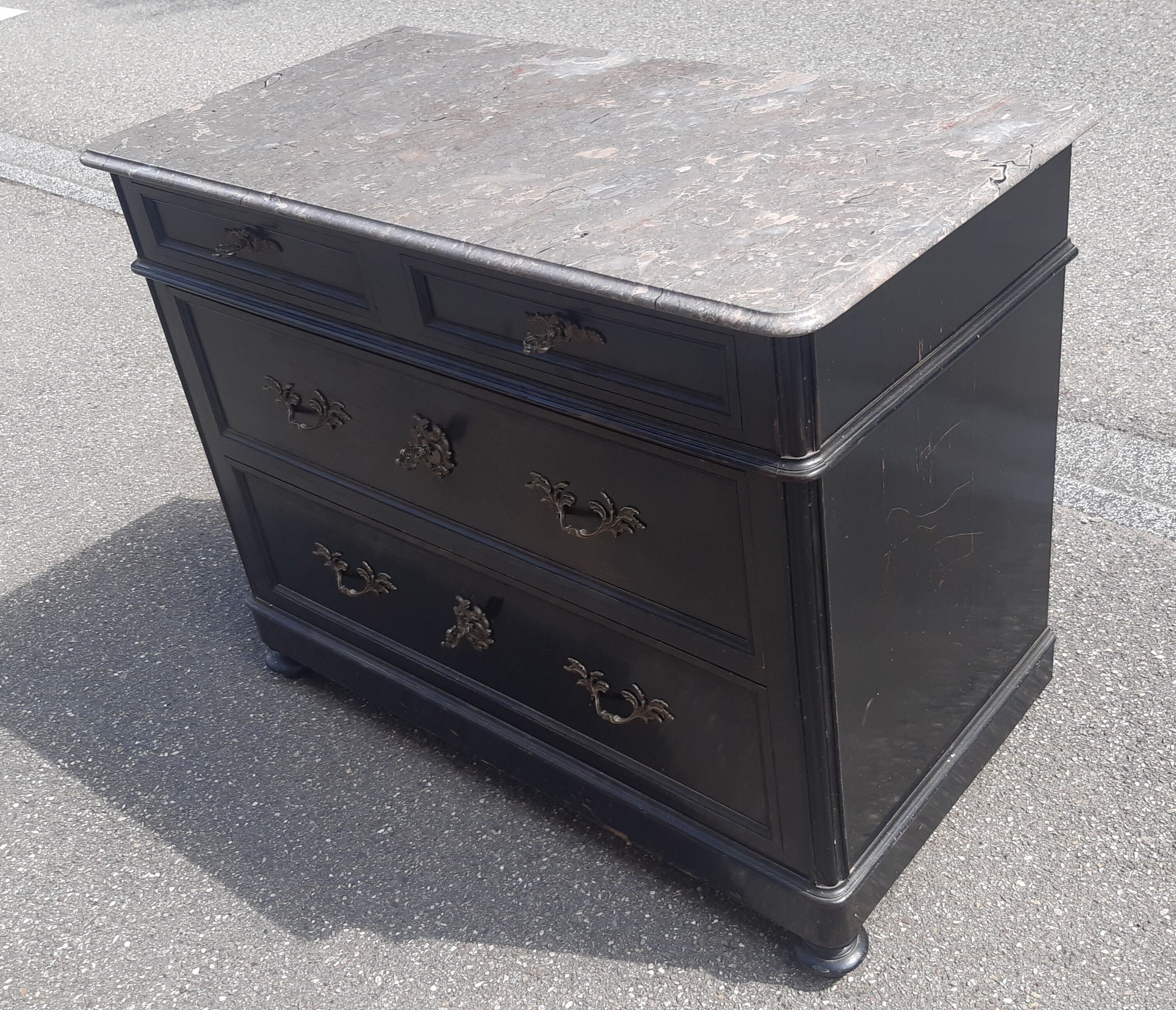 Commode marbre début XXème