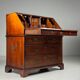 English secretary 18th century teak