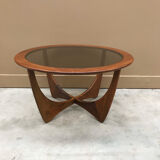 Round 'Astro' vintage coffee table by Victor Wilkens for G-plan
