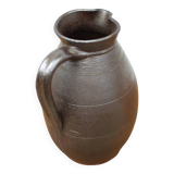 Vintage stoneware pitcher, vintage carafe, jug, kitchen, collection