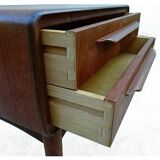Danish bedside table by Johannes Andersen vintage 1950 Scandinavian teak