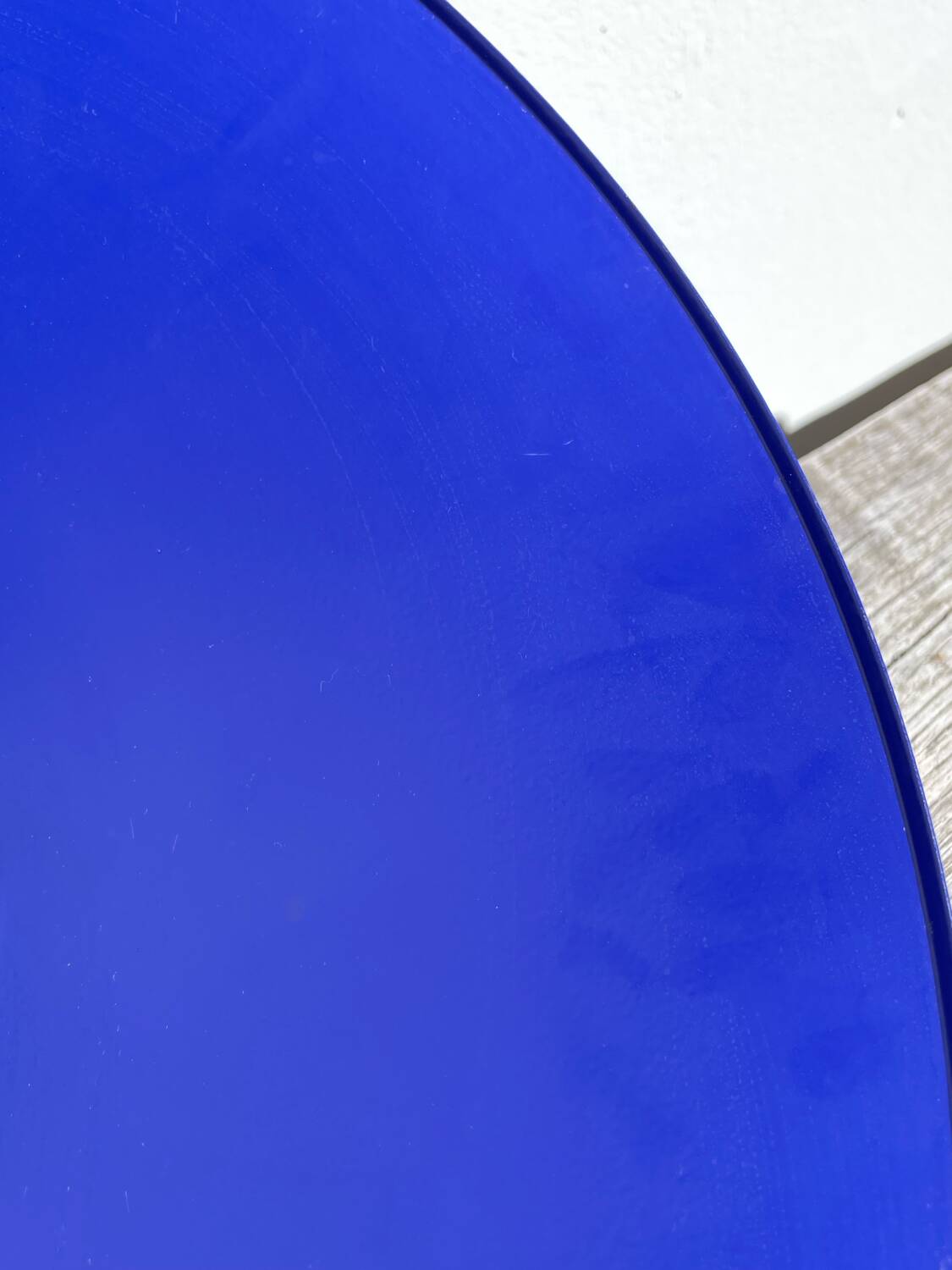 Postmodern blue metal pendant light Glossy