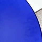 Postmodern blue metal pendant light Glossy