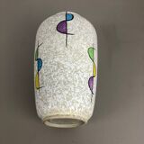 Super Colorful Fat Lava Pottery "575 25" Vase by Bay Ceramics, Germany, 1950s