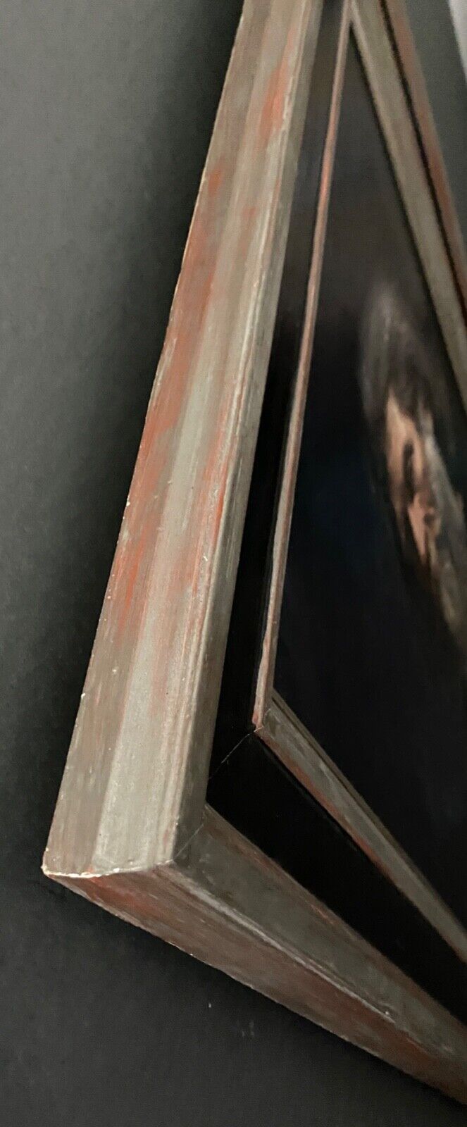 Oil on canvas portrait of a man with a beard xxth by aimé 1999