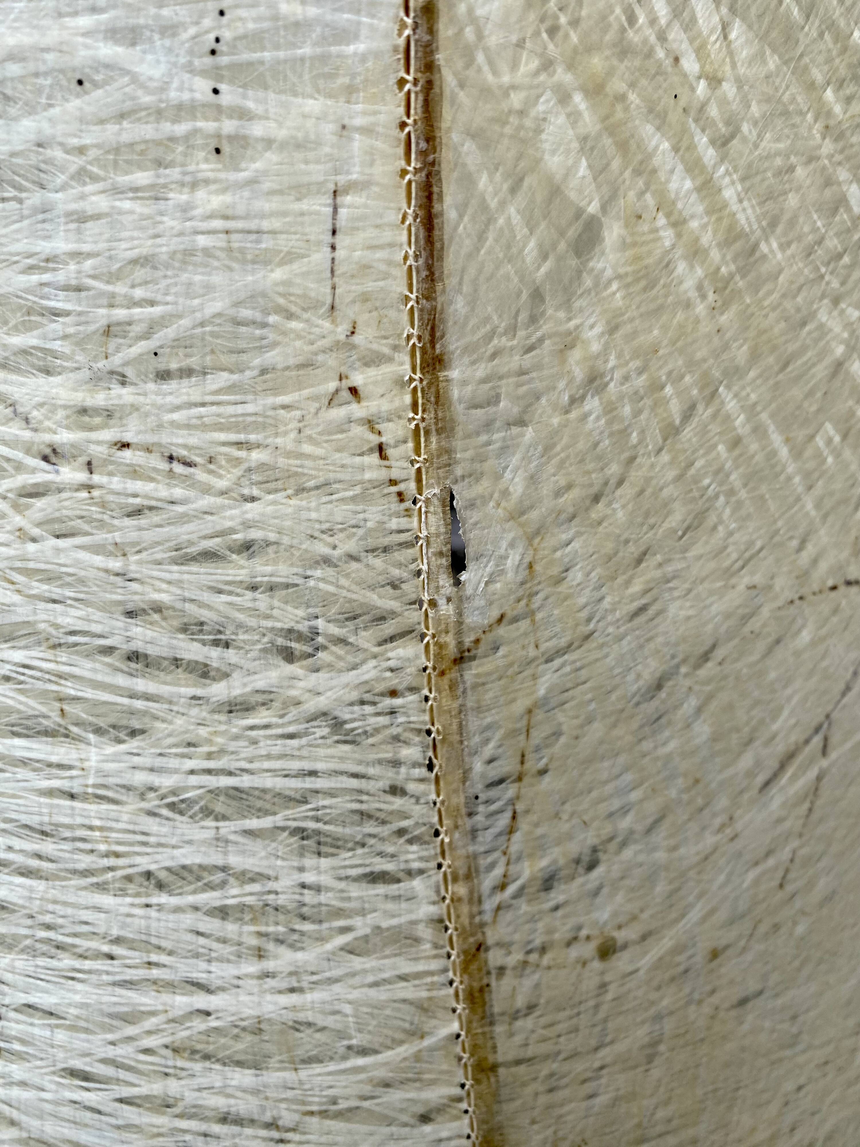 XXL leather lampshade