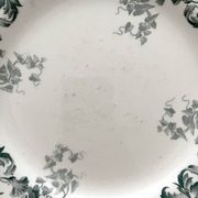 4 dessert plates ironstone "Liserons" Choisy le Roi
