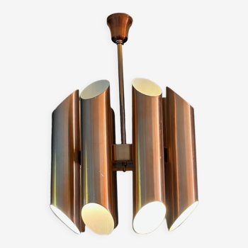 Vintage copper organ pendant light