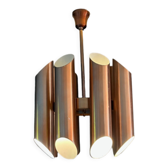 Vintage copper organ pendant light